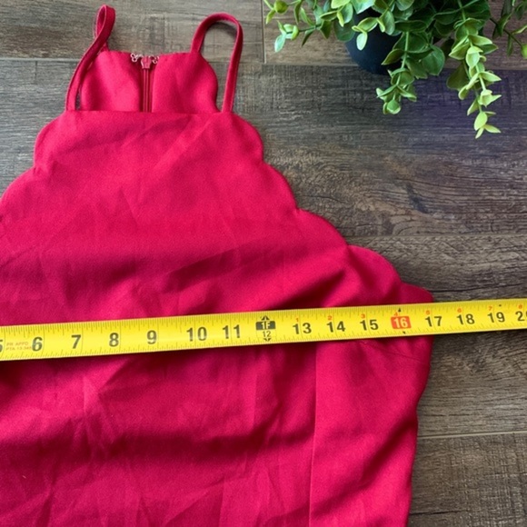 LuLus Endlessly Endearing Wine Red Dress Medium - Picture 7 of 11